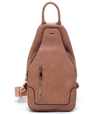 Fashion Sling Backpack AD2766 MAUVE